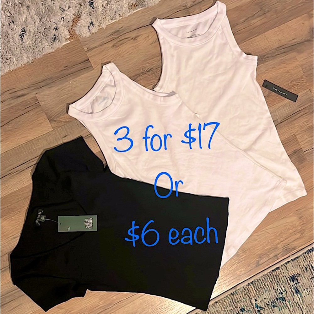 🖤✨🤍NWT TANKS AND TOP🤍✨🖤